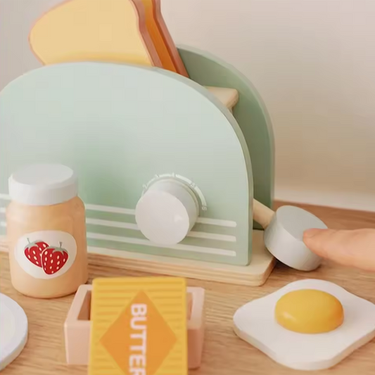 Toast & Table – Wooden Breakfast Playset for Children | Toyulip