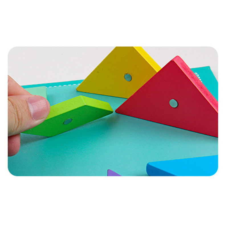 3D Magnetic Tangram Puzzle – Educational Magnetic Puzzle Game