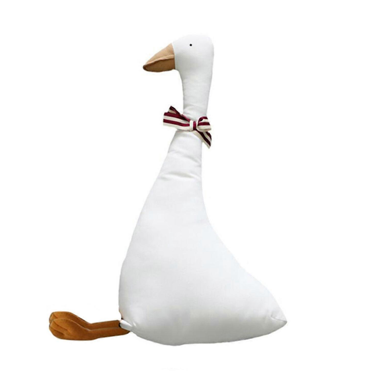 Decoratieve gans met strik – woonaccessoire