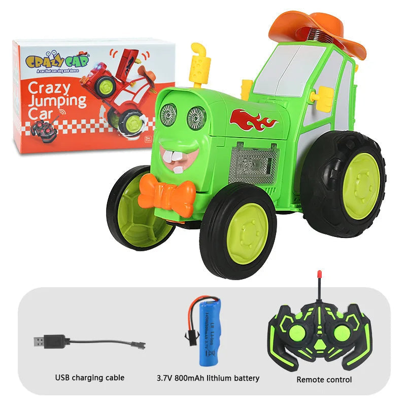 Trattore StuntRider RC con telecomando per corse e acrobazie per bambini