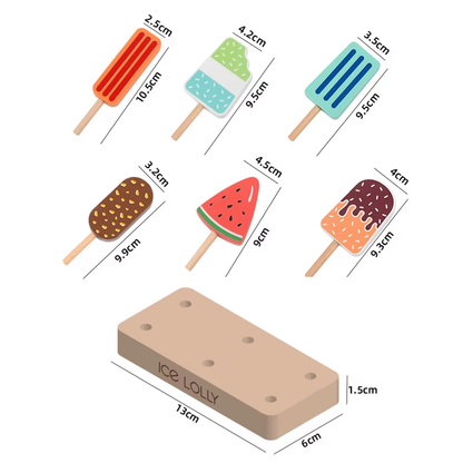 Summer Ice Cream Fun Set – Wooden Ice Cream Toys in Standard | Toyulip