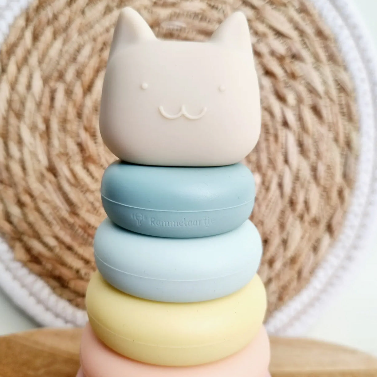 Milo de Stapelkat – Houten Katten-Stapeltoren voor Peuters & Kleuters