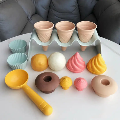 15-delige IJs & Cupcake Speelset – Rollenspel Speelgoed voor Creatief Spel