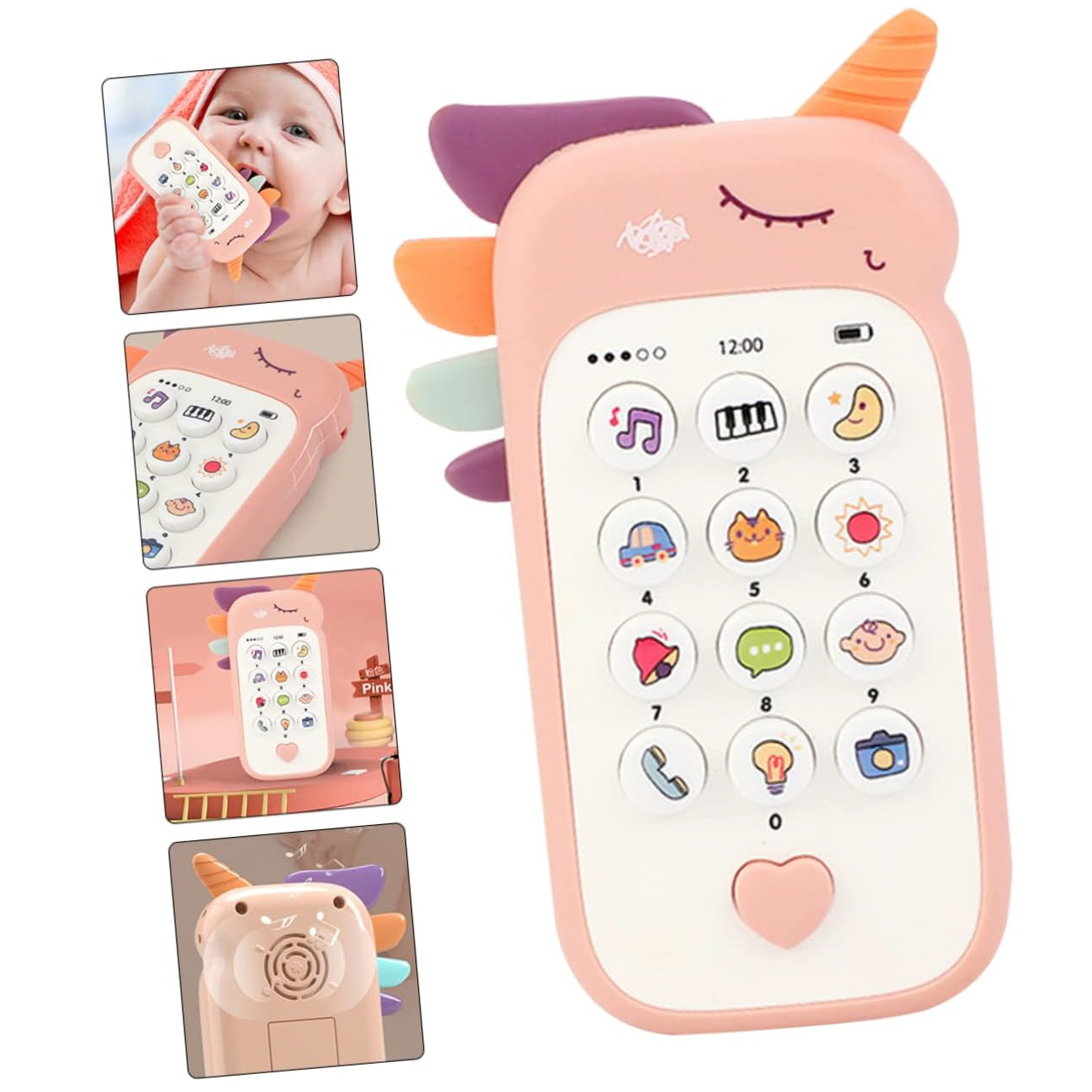 Magical UniPhone – Eenhoorn Telefoon met Licht & Geluid voor Kleintjes