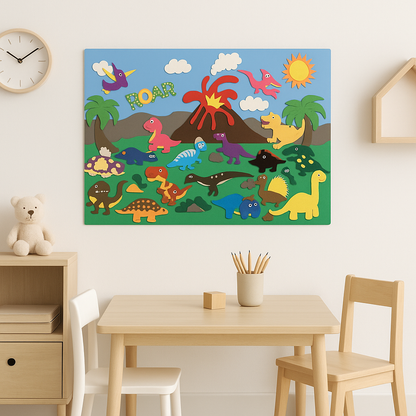 Happy Shapes Viltbord – Creatief Speelbord voor Kinderen vol Ontdekking