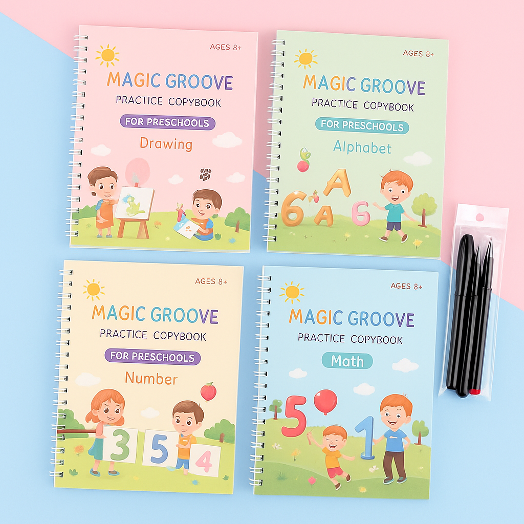 LetterLuxe – Playful Writing Book for Little Explorers | Toyulip