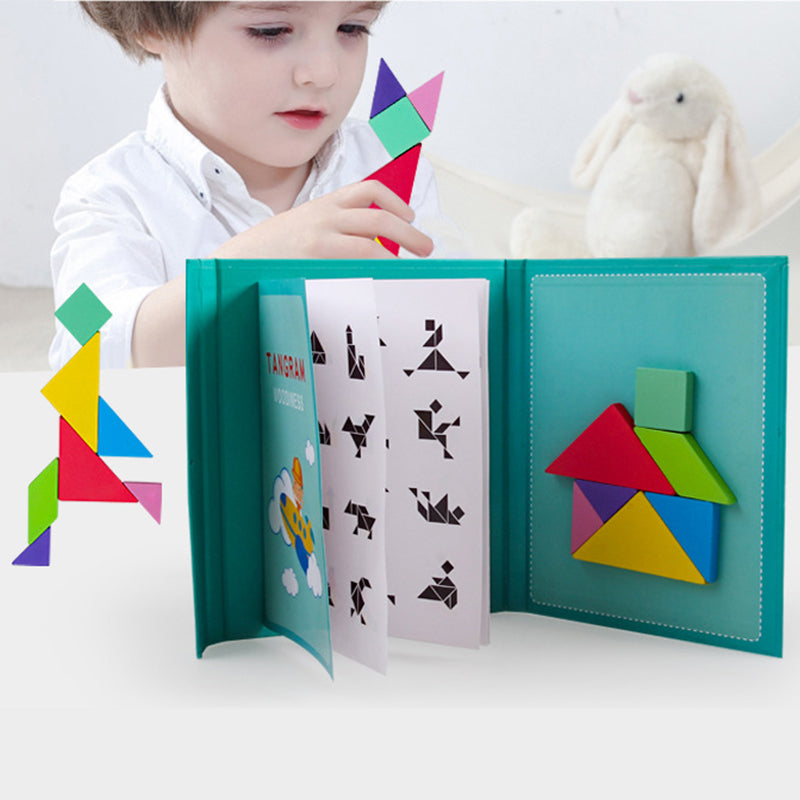 3D-Magnet-Tangram-Puzzle – pädagogisches Magnet-Puzzlespiel