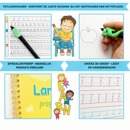 LetterLuxe – Playful Writing Book for Little Explorers | Toyulip