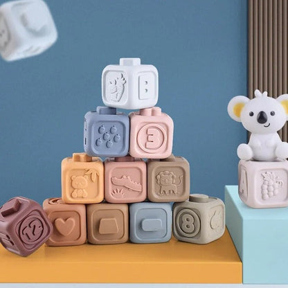 KoalaCubes – Soft Teething Tower for Babies | Toyulip