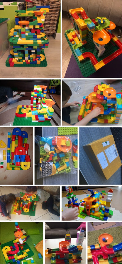 MarbleRace – Wooden Marble Track Construction Set for Children | Toyulip