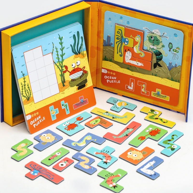 OceanFriends – Ozeanpuzzle aus Holz für kleine Entdecker | Toyulip