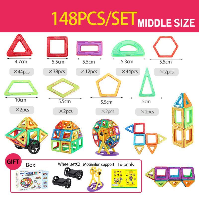 Magnetische Bouwtegels – Creatieve Magnet Building Blocks voor Kinderen