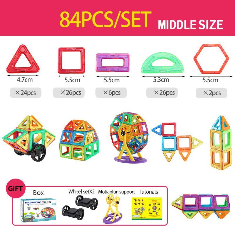 Magnetische Bouwtegels – Creatieve Magnet Building Blocks voor Kinderen