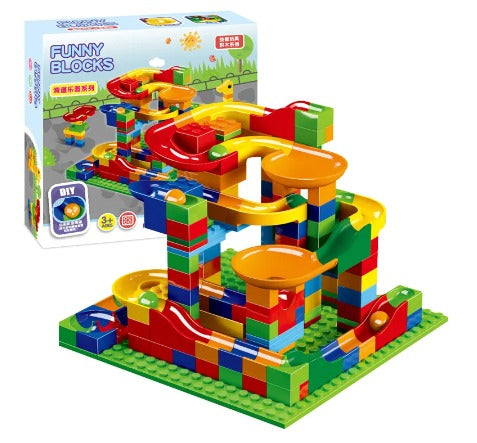MarbleRace – Wooden Marble Track Construction Set for Children | Toyulip