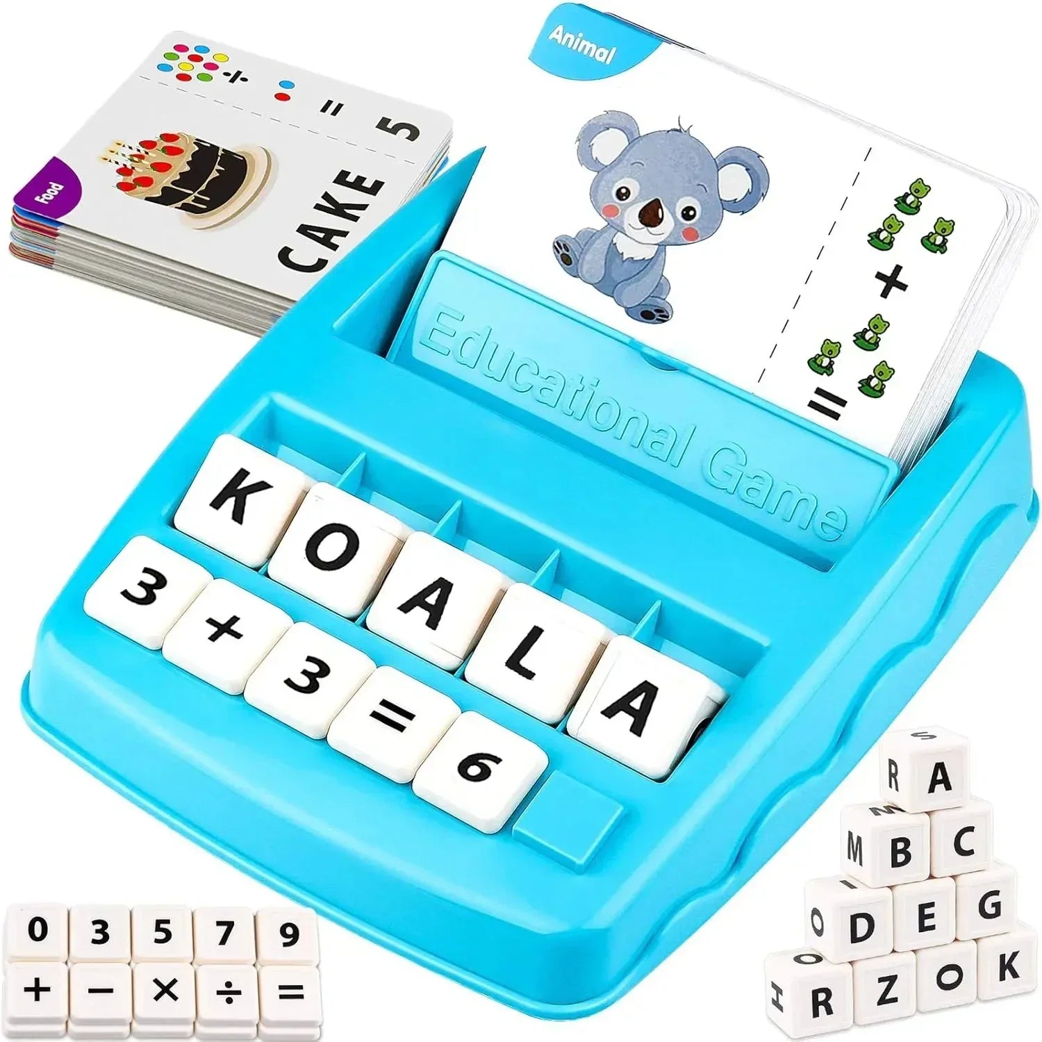 Eduplay 2-in-1 leer spelset met alfabet en cijferkaarten