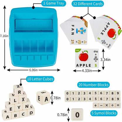 Eduplay 2-in-1 Leer Spelset – Alfabet & Cijferkaarten Educatief Speelgoed