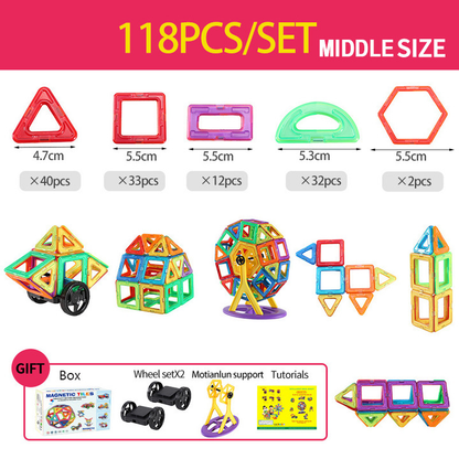 Magnetische Bouwtegels – Creatieve Magnet Building Blocks voor Kinderen