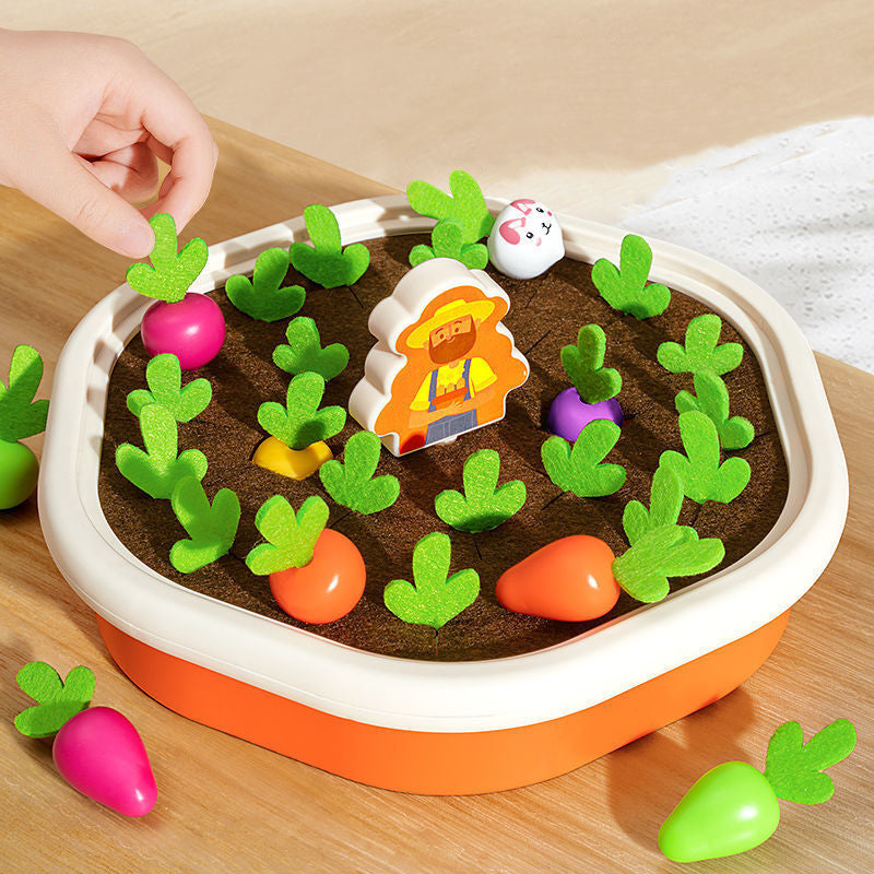 VeggieHarvest – Wooden Vegetable Garden Game for Kids | Toyulip