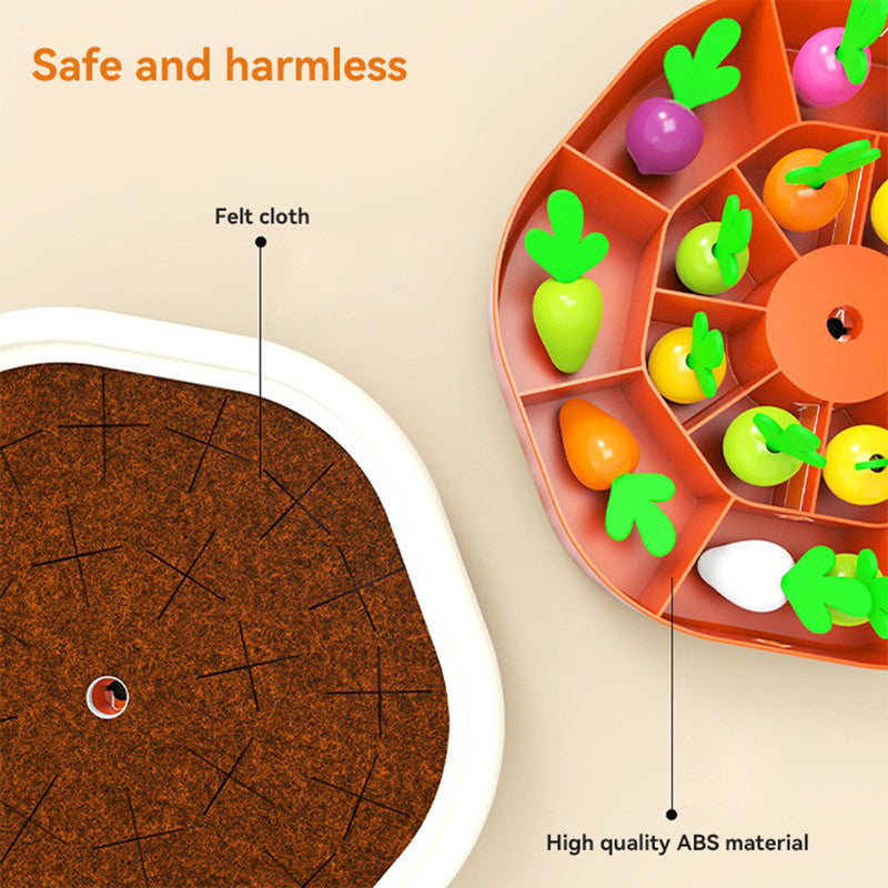VeggieHarvest – Wooden Vegetable Garden Game for Kids | Toyulip