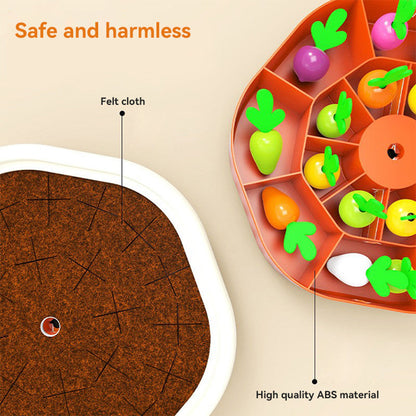 VeggieHarvest – Wooden Vegetable Garden Game for Kids | Toyulip