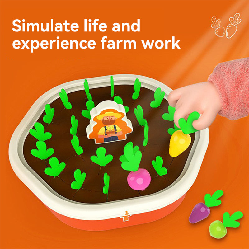 VeggieHarvest – Wooden Vegetable Garden Game for Kids | Toyulip