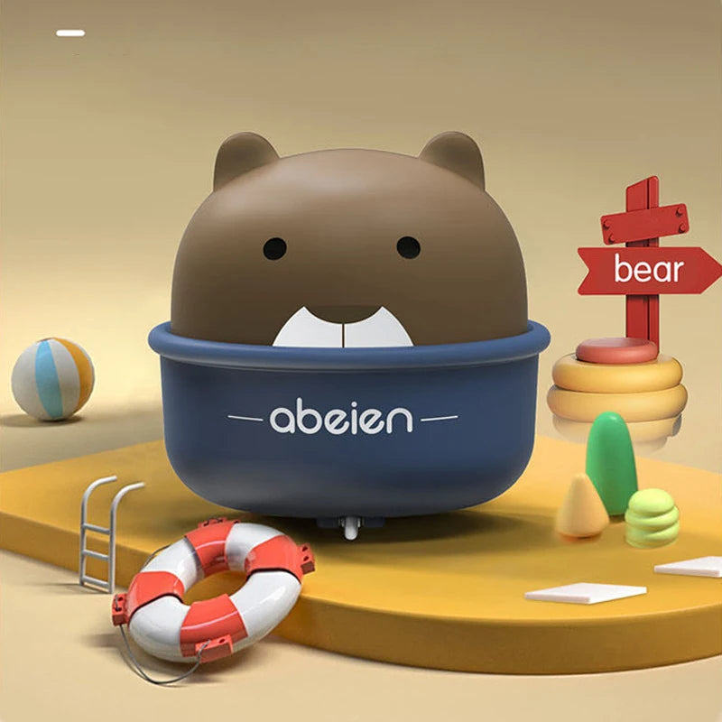 PetPals Racer dýrabílaleikfangabjörn á hjólum fyrir börn